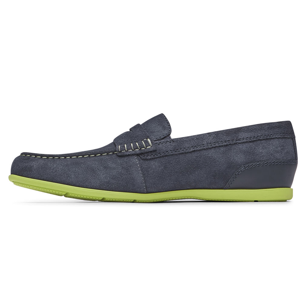 Rockport Slip-On For Mens Blue - Malcom Penny - AI2460985